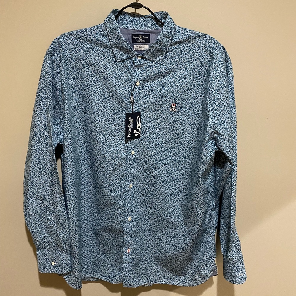 Psycho Bunny Floral Shirt Big & Tall